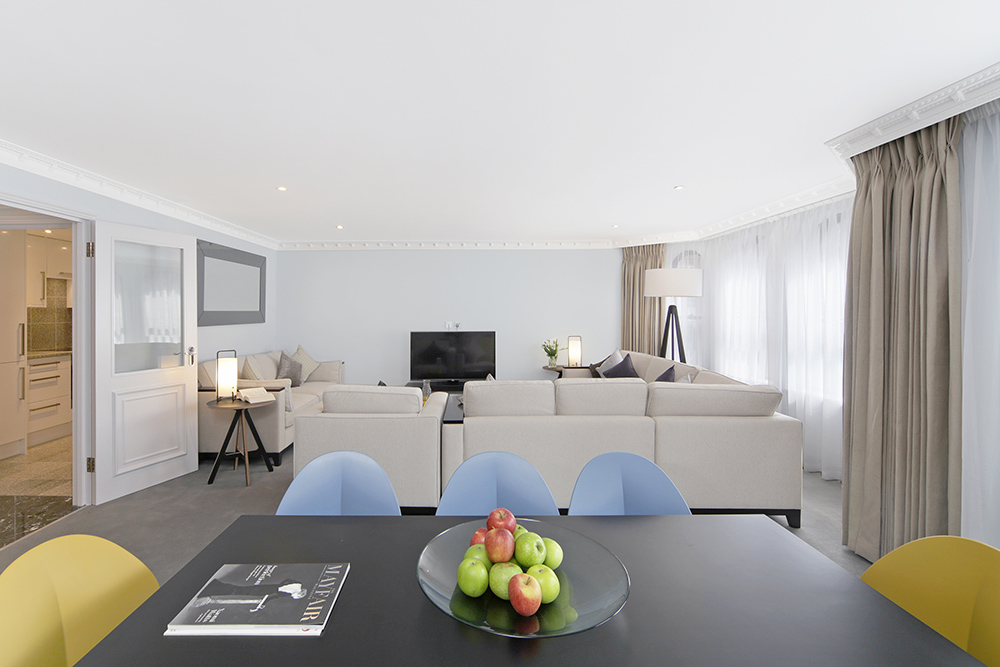 Mayfair Suite living dinning room 2 Manson Place